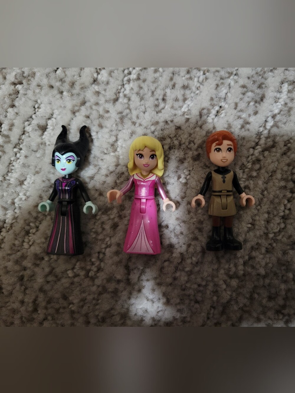 Lego Disney Princess Sleeping Beauty Mini Figures - Maleficent, Aurora, Prince